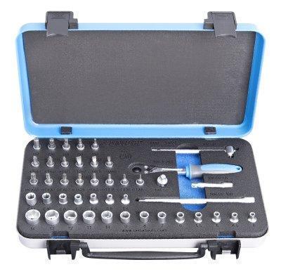 Socket set 1/4"  44 pcs