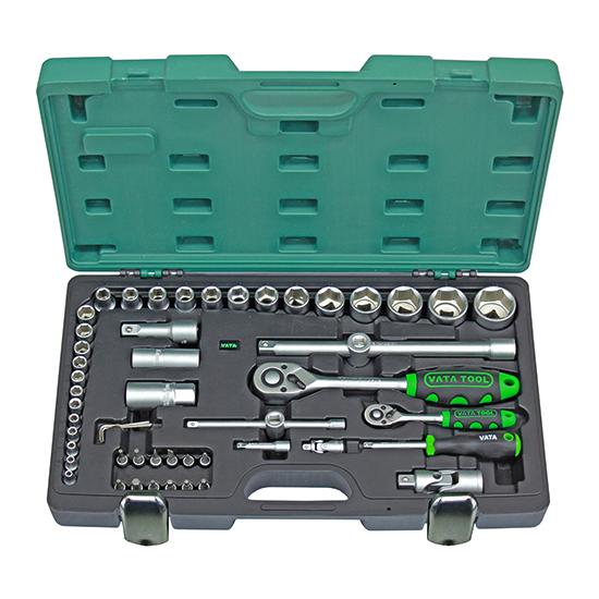 Socket Set 55pcs 1/4" & 1/2"