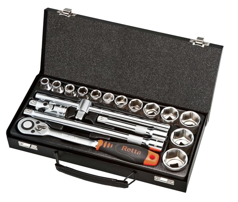 Socket set ( 6 point ) 1/2"  25 pcs