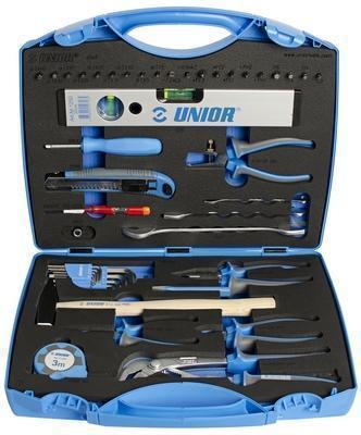 Tool set for hobby users in plastic box 43 pcs