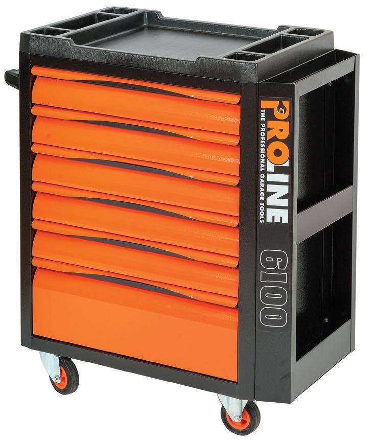 Tool trolley 6 drawers