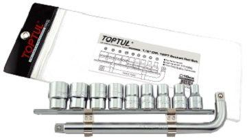 Dr. 6pt Socket Rail 8:22mm 1/2" Toptul