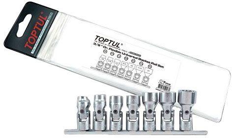 Dr. Flexible Universal Sockets Set Of 7 Pcs 3/8"toptul