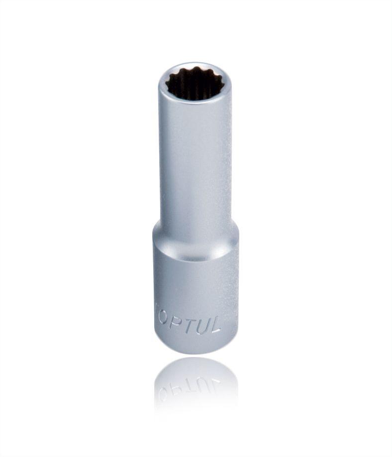 TopTul  3/8"DR. 12PT Deep Sockets 16mm