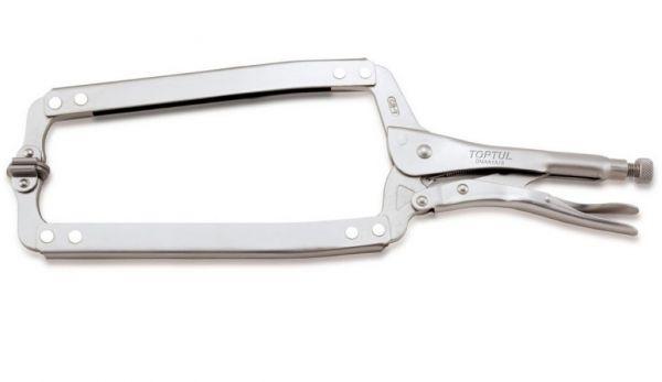 TopTul C-Clamp Locking 18" Pliers with Swivel Pads