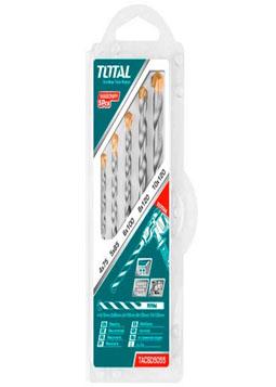 Total Masonry Drill Bits set 5PCS