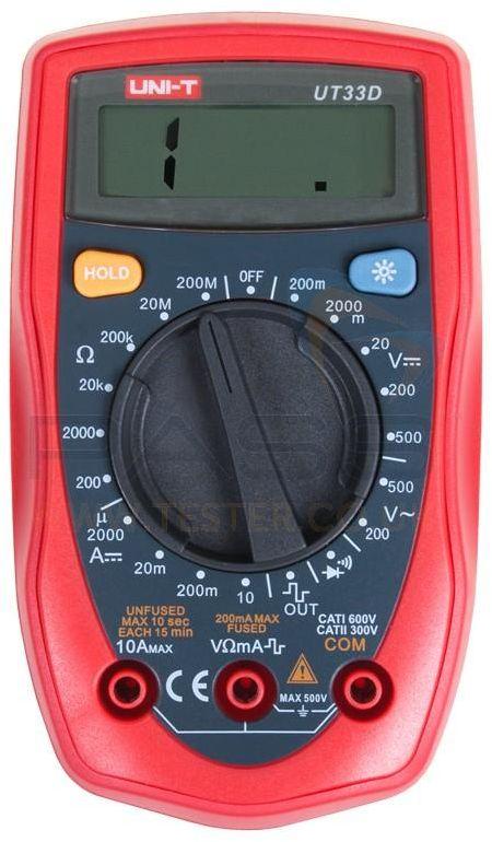 Uni-t  LCD Palm Size Digital Multimeter