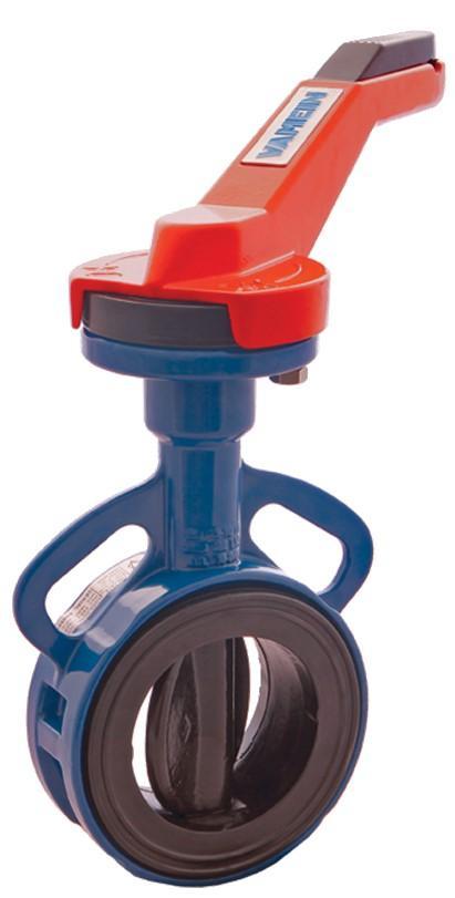 Butterfly Valve Light Wafer Type Hand Lever 300mm - 12"