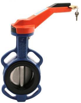 Butterfly Valve Wafer Type Hand Lever 100mm - 4"