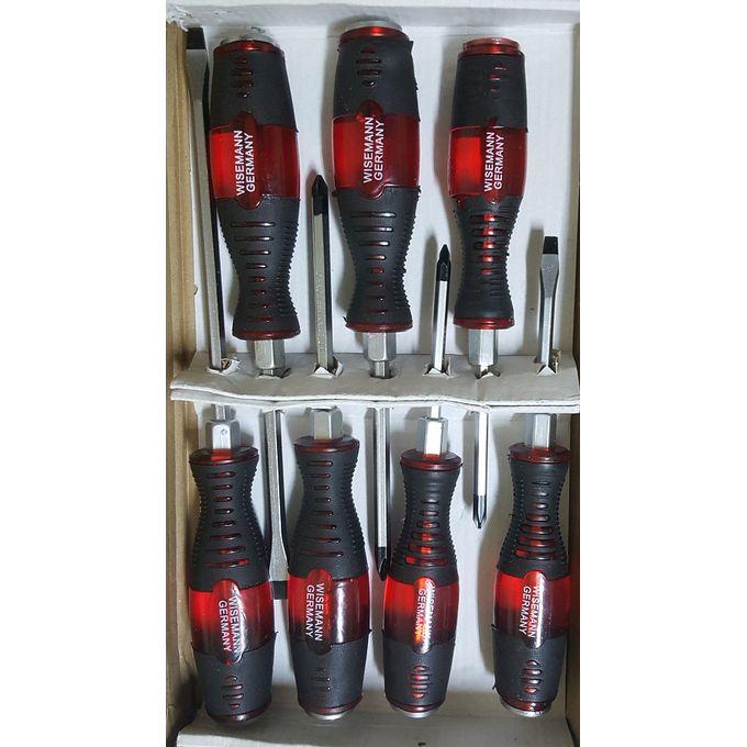 Chrome Vanadium Screwdriver Hammer Set - 7 Piece