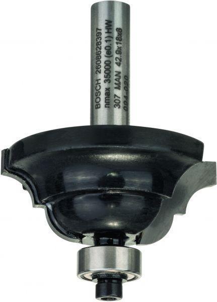 Bosch Professional Router Bit Edge Forming 42.9mm Shank 8mm