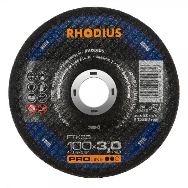 Cutting Disc Rhodius 100x3x16.0