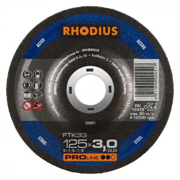 Cutting Disc Rhodius 125x3x22.23