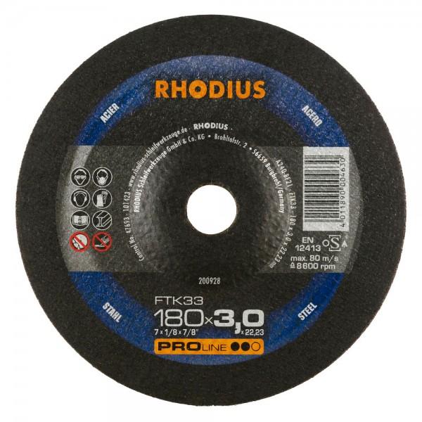 Cutting Disc Rhodius 180x3x22.23
