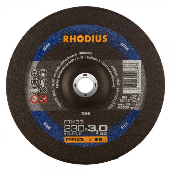 Cutting Disc Rhodius 230x3x22.23