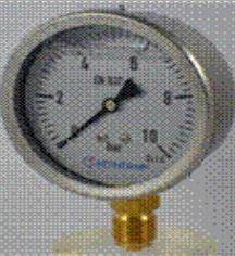 Pressure Gauge 4" From 0 To 10 Bar