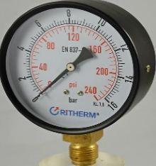 Pressure Gauge 4" From 0 To 10 Bar