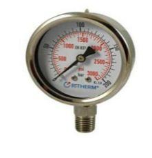 Pressure Gauge 4" From 0 To 2.5 Bar