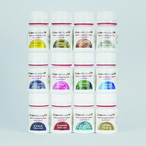 Resin Pigments - Set 12 Pcs - Metallic Advanced Set