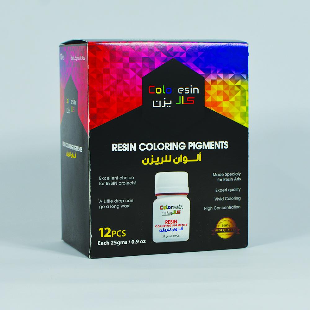 Resin Pigments - Set 12 Pcs - Transparent Full Set