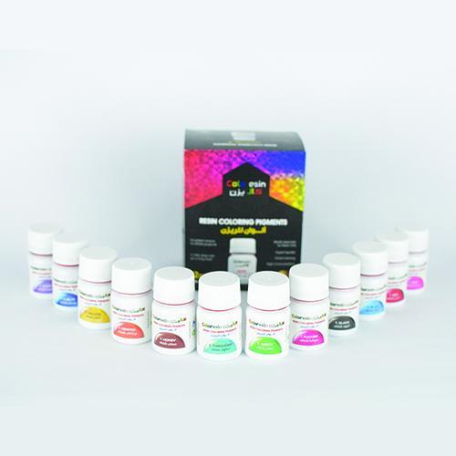 Resin Pigments - Set 12 Pcs - Transparent Full Set