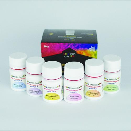 ألوان للريزن - مجموعة 6 لون - مجموعة ألوان هولو