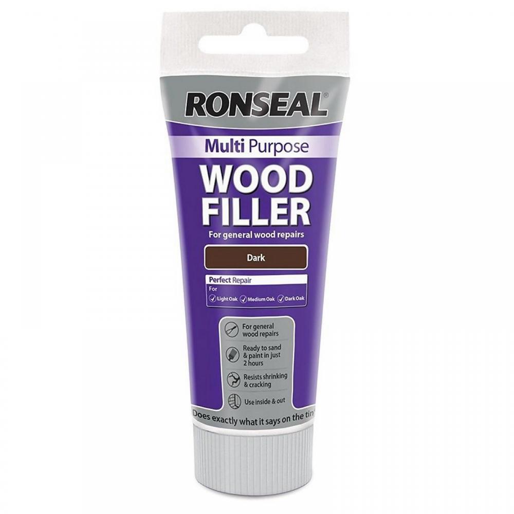 Ronseal 100g Multi-purpose Wood Filler Tube - Dark