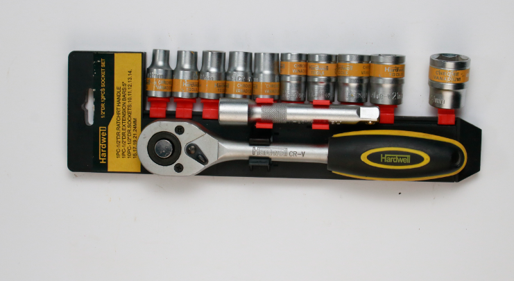 طقم لقم مربع 1/2" 12 قطعة