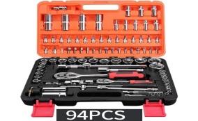 Socket Set 94pcs 1/2" And 1/4" Hardwell