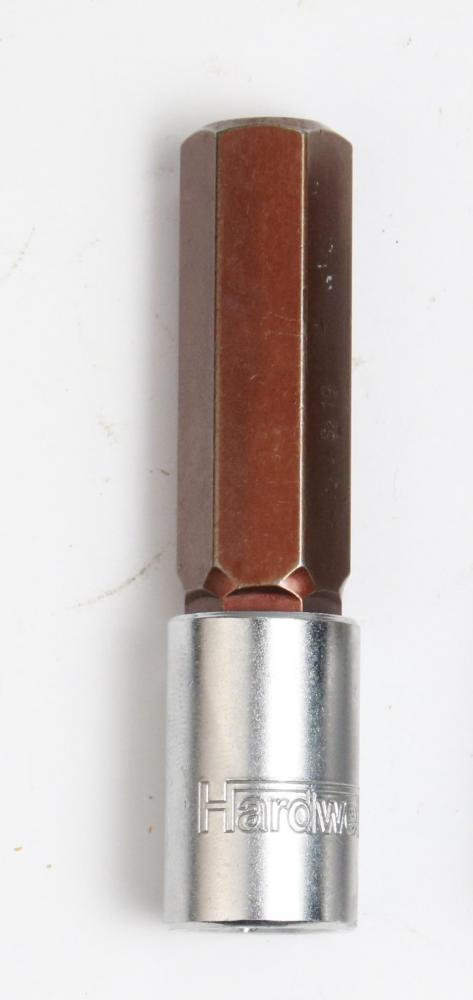 لقمة النكيه طويله مسدسة مربع 1/2" مقاس 8مم× 100