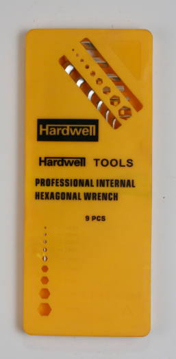 Hex Key 1.5 : 10mm Hardwell