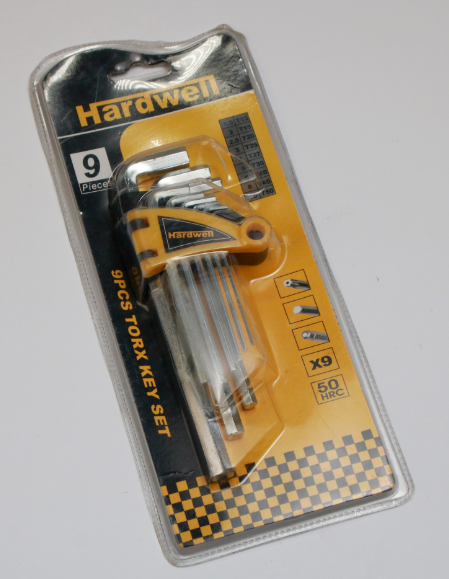 Hex Key 1.5 : 10mm Hardwell