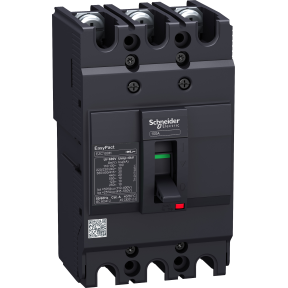 circuit breaker Easypact EZC100F - TMD - 80 A - 3 poles 3d