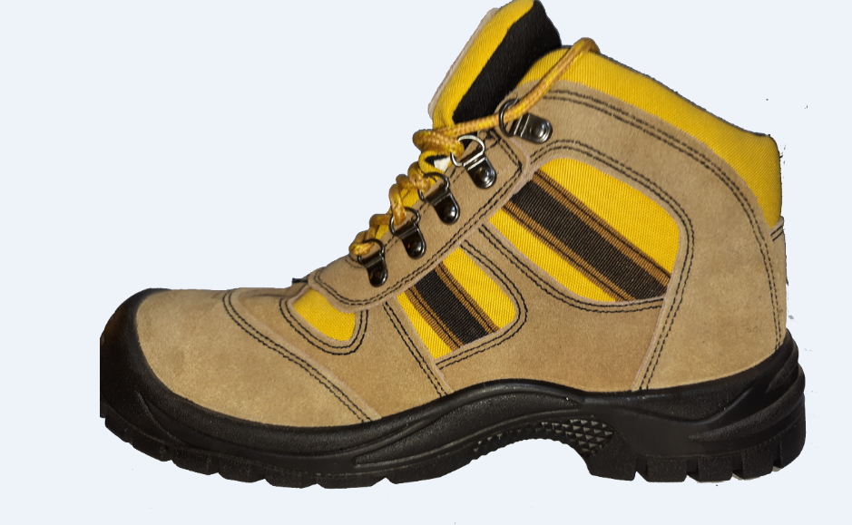 Brown Safety Shoes Size 42