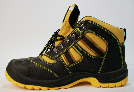 Safety Shoes (black * Yellow) Size 42 Heavy Duty