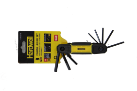 Hex Key 8 Pcs 1.5-8mm Hardwell