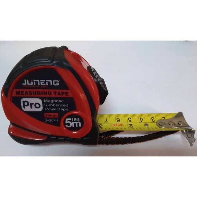 WISEUP Rubber Measuring Tape 5 mx25mm