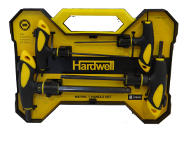 Hex Key Set 8 Pcs (2-10)mm Hardwell