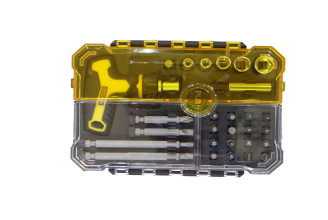 Reversible Ratchet Screwdriver 1/4" 28pcs Hardwell