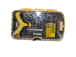 Reversible Ratchet Screwdriver 1/4" 51 Pcs Hardwell