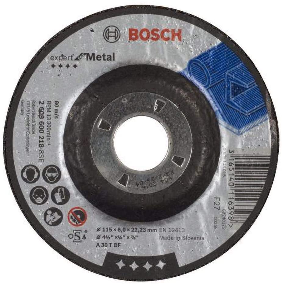 Bosch Metal Grinding Disc 4.5" ( 115 X 22.2 X 6 )