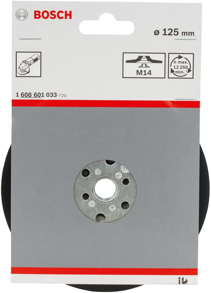 Bosch Rubber Backing Pad for Angle Grinders 125mm M14