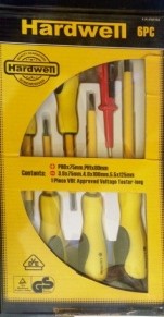Screwdriver Set 6 Pcs Hardwell