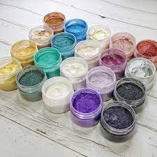 علبه 10جرام لون بطيخي معدني