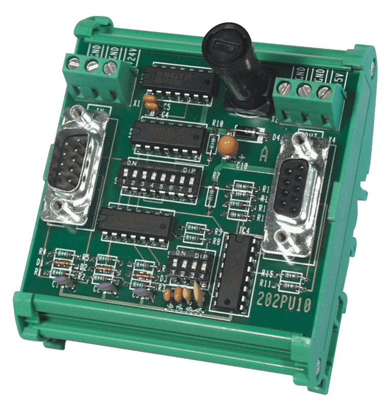 Motrona  Pu202: Level Converter Htl >>> Ttl / Rs422
