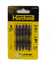 Screwdriver Bits 5 Pcs 2" Hardwell