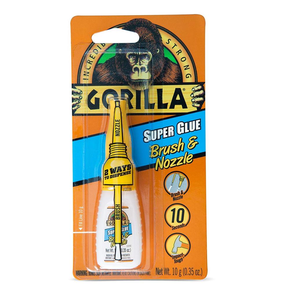 Gorilla Super Glue Brush & Nozzle 10 g