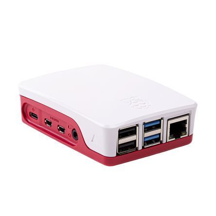 Raspberry Pi 4 Case – Red White