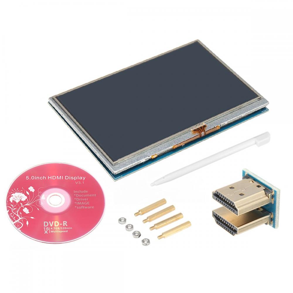 5 Inch HDMI Touch Screen TFT LCD Panel Module Shield 800X480 For Raspberry Pi 2/3/Model B