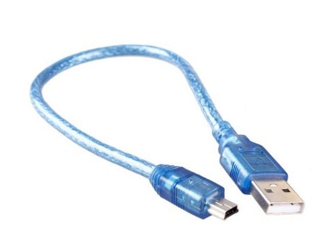 كابل USB AB أزرق ممتاز لاردوينو نانو
